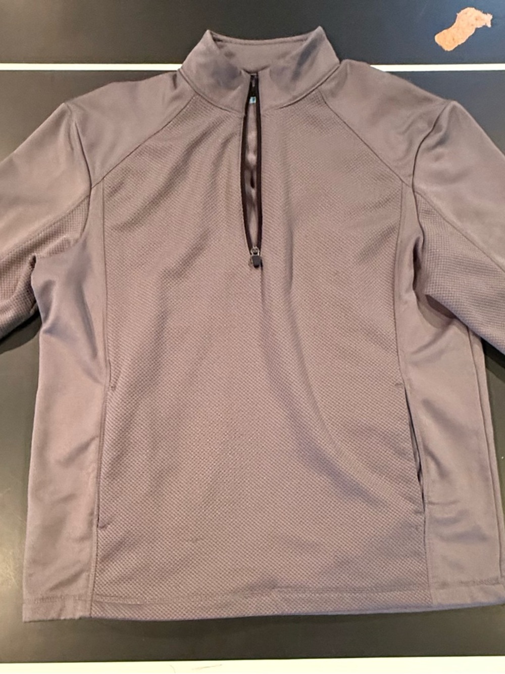 PGA Tour Taupe Fleece Half-Zip Pullover